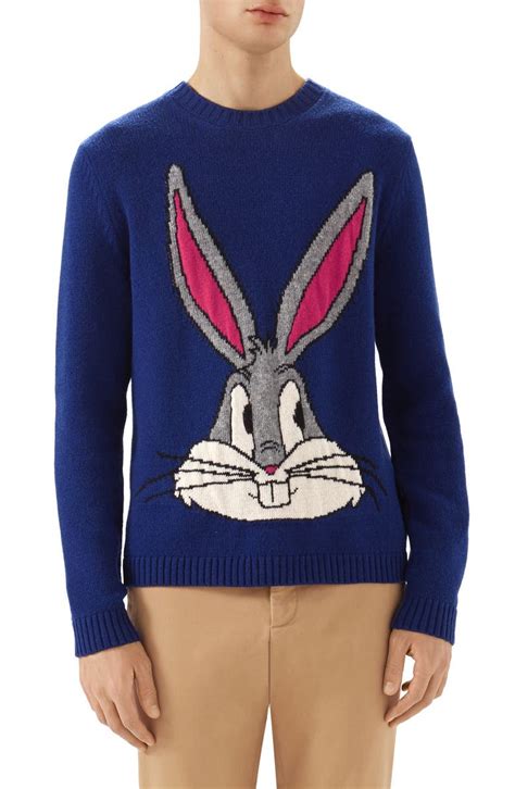 gucci bunny rabbit sweater|gucci bugs bunny pullover.